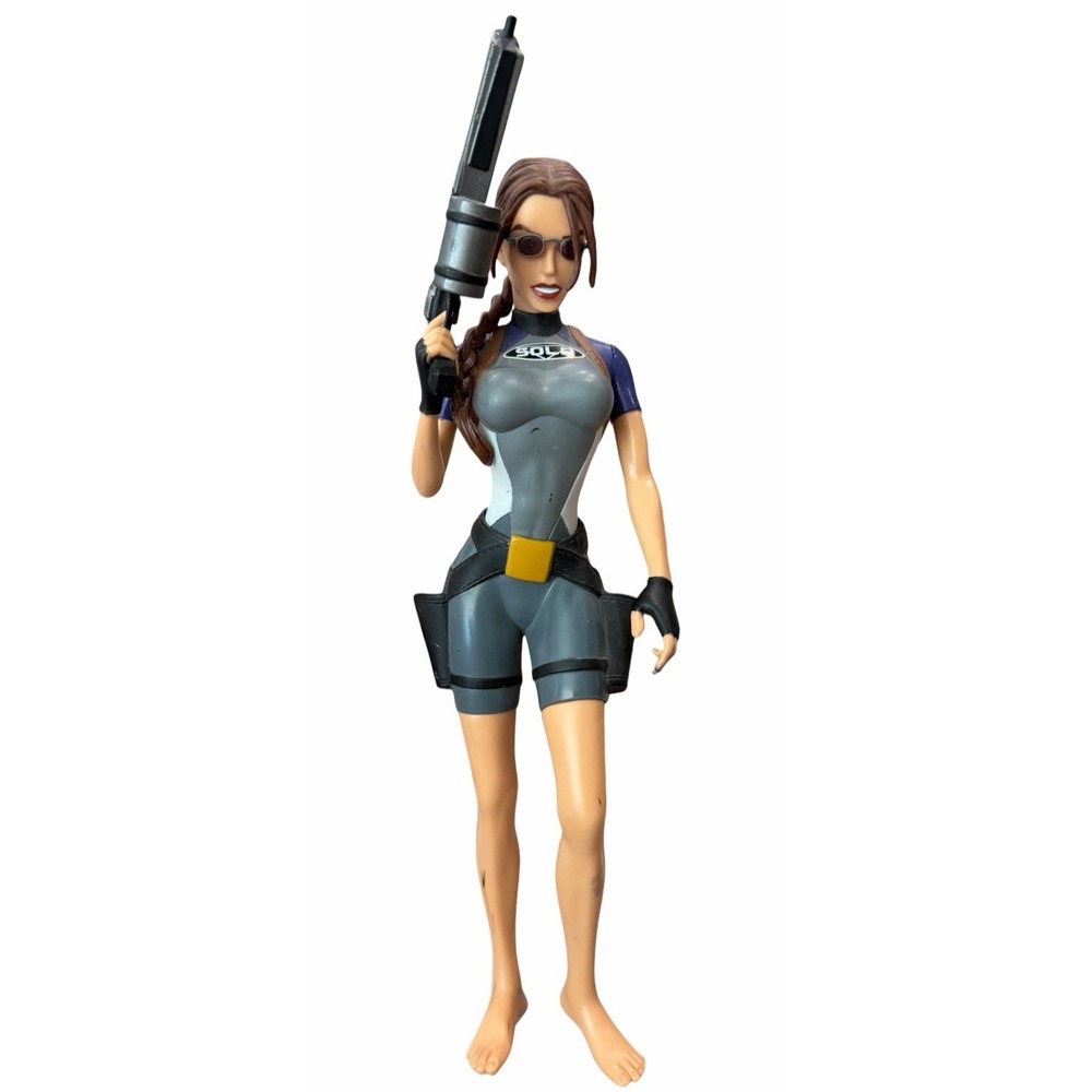 Vintage Tomb Raider‎ Lara Croft In Wet Suit Action Figure Playmates 1998 9"